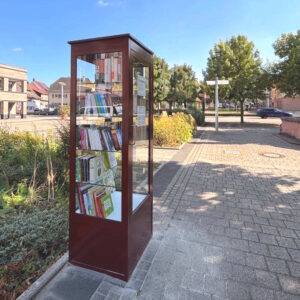 Bücherzelle außen in RAL-Farbe nach Wahl